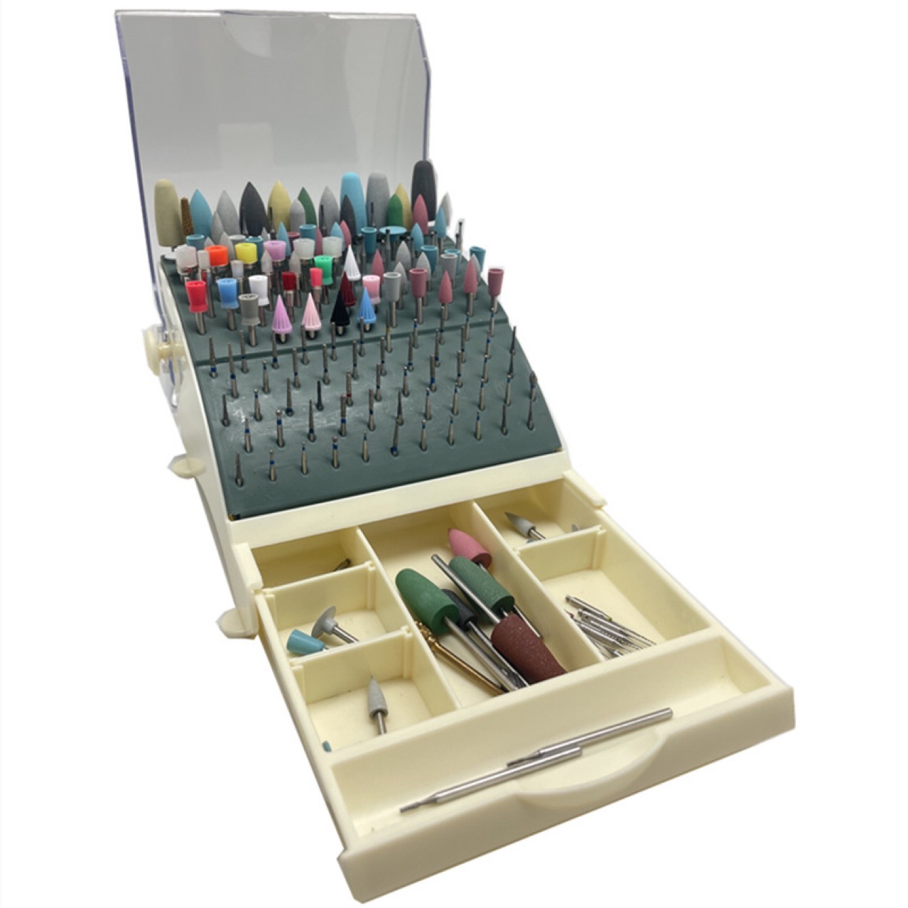 142 Holes disinfection box autoclavable sterilization files and burs dental burs holder